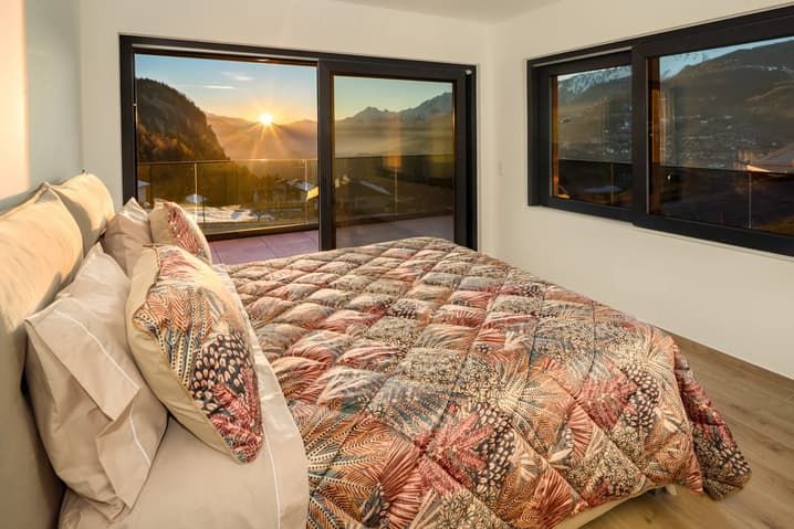 Chalet moderne à Crans-Montana avec vue imprenable -  Bild 7
