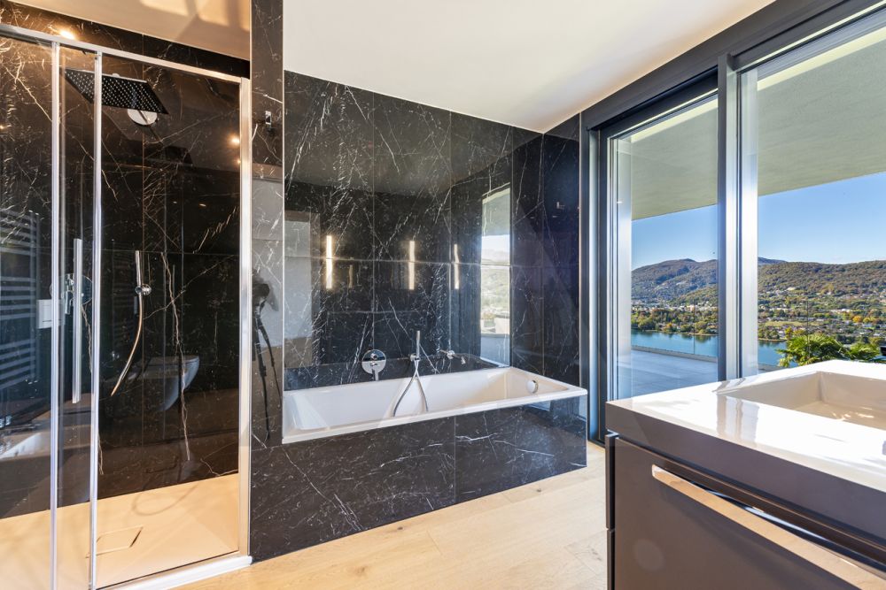 ELEGANTE APPARTAMENTO VISTA LAGO A MONTAGNOLA - Bild 9