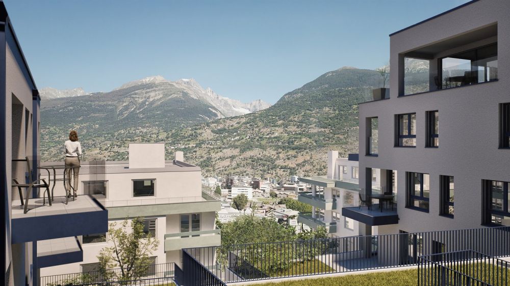 Wohnprojekt BACCHUS: Helle 4.5 ZWG mit grosser Terrasse - Vis_Bacchus_7_A