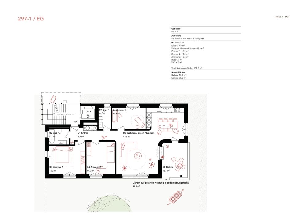 Charmante Neubau-Gartenwohnung in Mühlethurnen -  Bild 2
