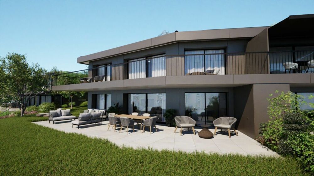 Superbe duplex de 5.5 pièces avec grand jardin et dégagement sur le lac Léman - Bild 1