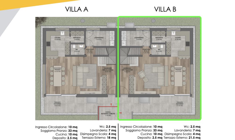 NUOVA VILLA 4.5 ESCLUSIVA CON GIARDINO DI 200 MQ A BIASCA -  Bild 12