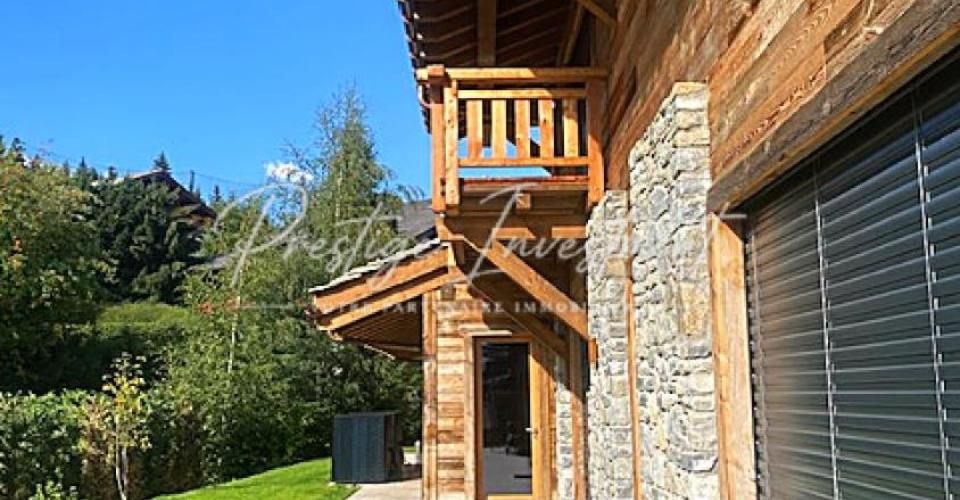 Magnifique Chalet Prestige: le golf en voisin, les Alpes en horizon. - Chalet - image - 6