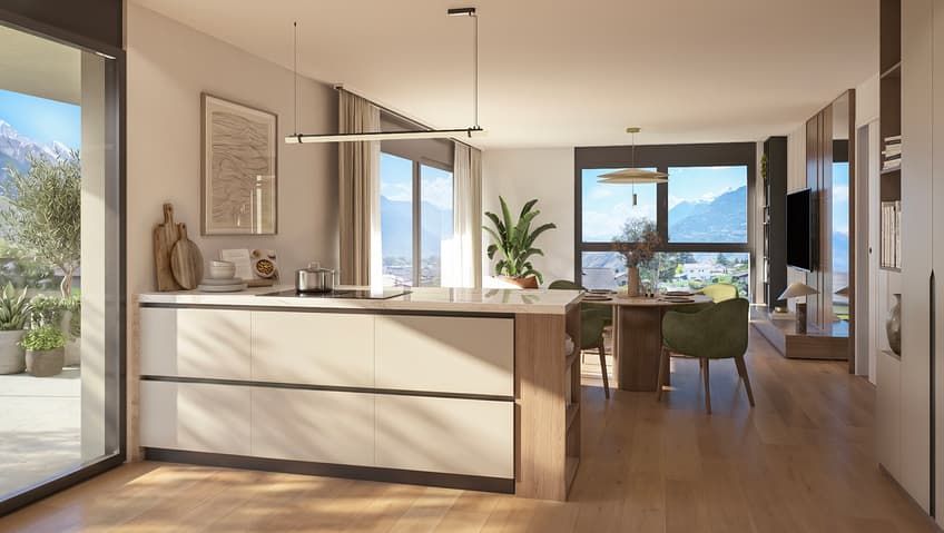 L'Écrin d'Erbignon - Villa contemporaine à Conthey -  Bild 3