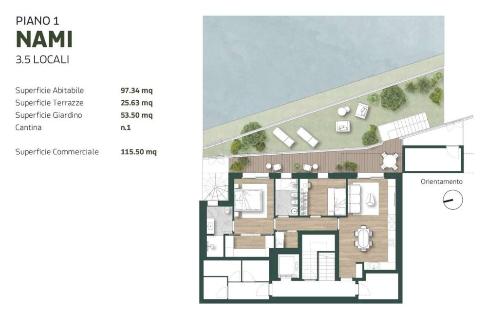 Neubau in Tesserete mit geräumigem 2,5-Zimmer-Wohnung und Garten -  Bild 10