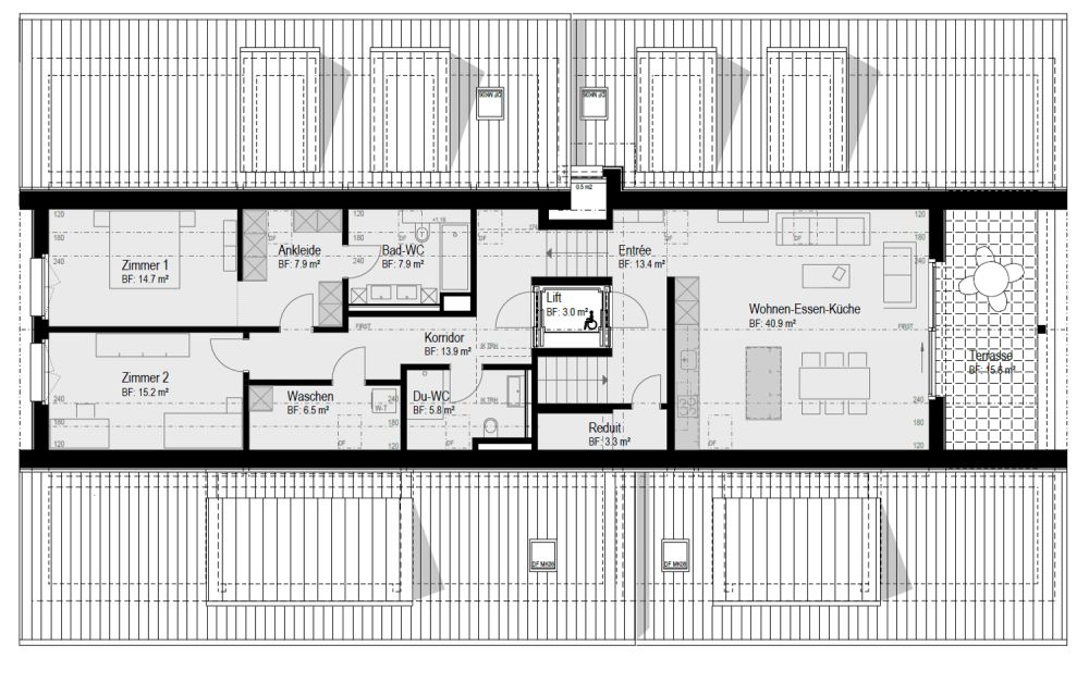 Letzte Wohnung sichern -  3.5-Zimmer-Neubau-Wohnung 2. Dachgeschoss in ruhiger Lage von Madetswil -  Bild 3