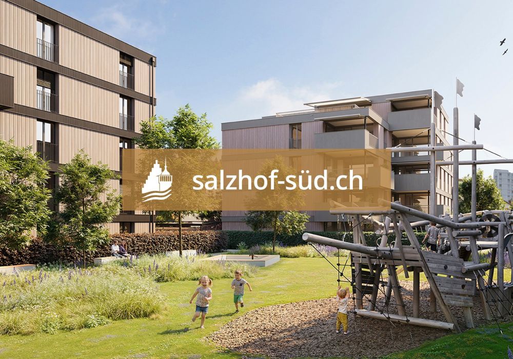 Familienfreundliche 5.5-Zimmerwohnung - Neubau "salzhof-süd.ch" -  Bild 1