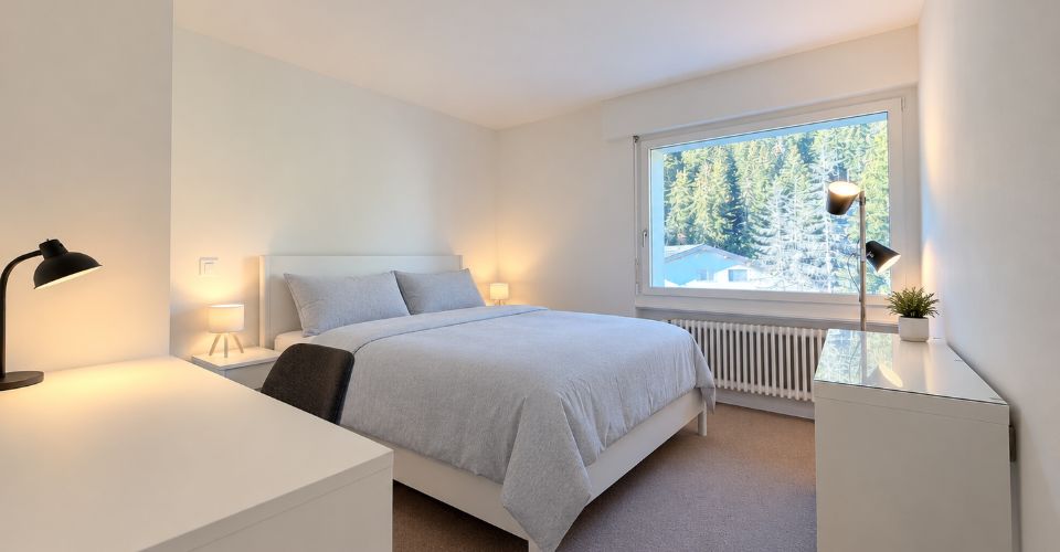 Location à l'année d'un duplex de luxe à Crans-Montana – Dernier étage, vue montagnes & pistes de ski - Duplex 4.5 pièces - image - 13