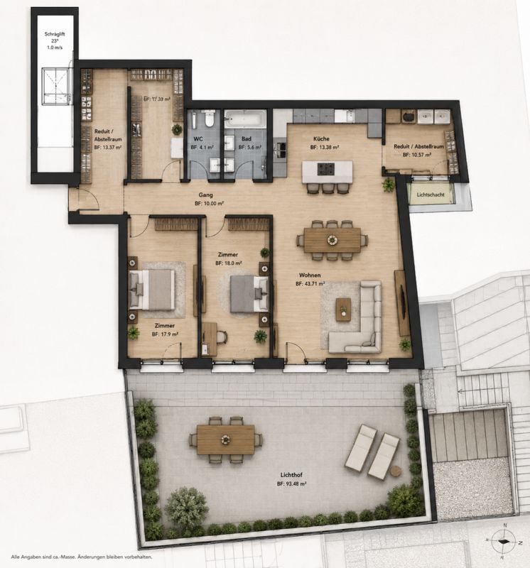 Terrassenwohnungen in einem architektonisch markanten Terrassenhaus -  Bild 3