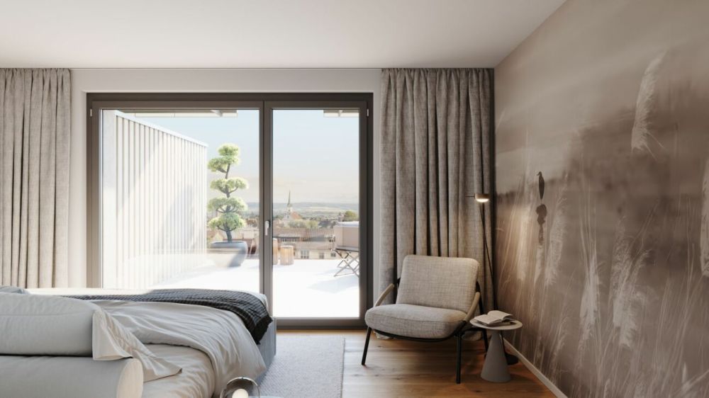 4.5-Zimmer-Neubauwohnung mit atemberaubender Aussicht -  Bild 4