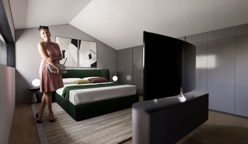 BOSCO LUGANESE  STILE ED ELEGANZA SU DUE LIVELLI  4.5 LOCALI (APP. 5 - CAM1