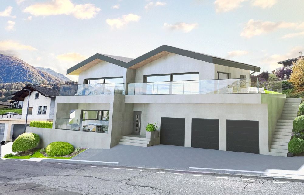„Le Coudrey“ Wohnung mit 3,5 Zimmern im 1. Stock -  Bild 1