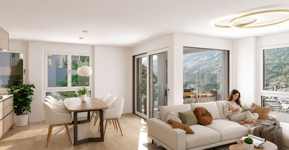 Einmalig wohnen, dauerhaft geniessen - Weingartenweg 26-30, Visp - Appartement 3.5 pièces - image - 2