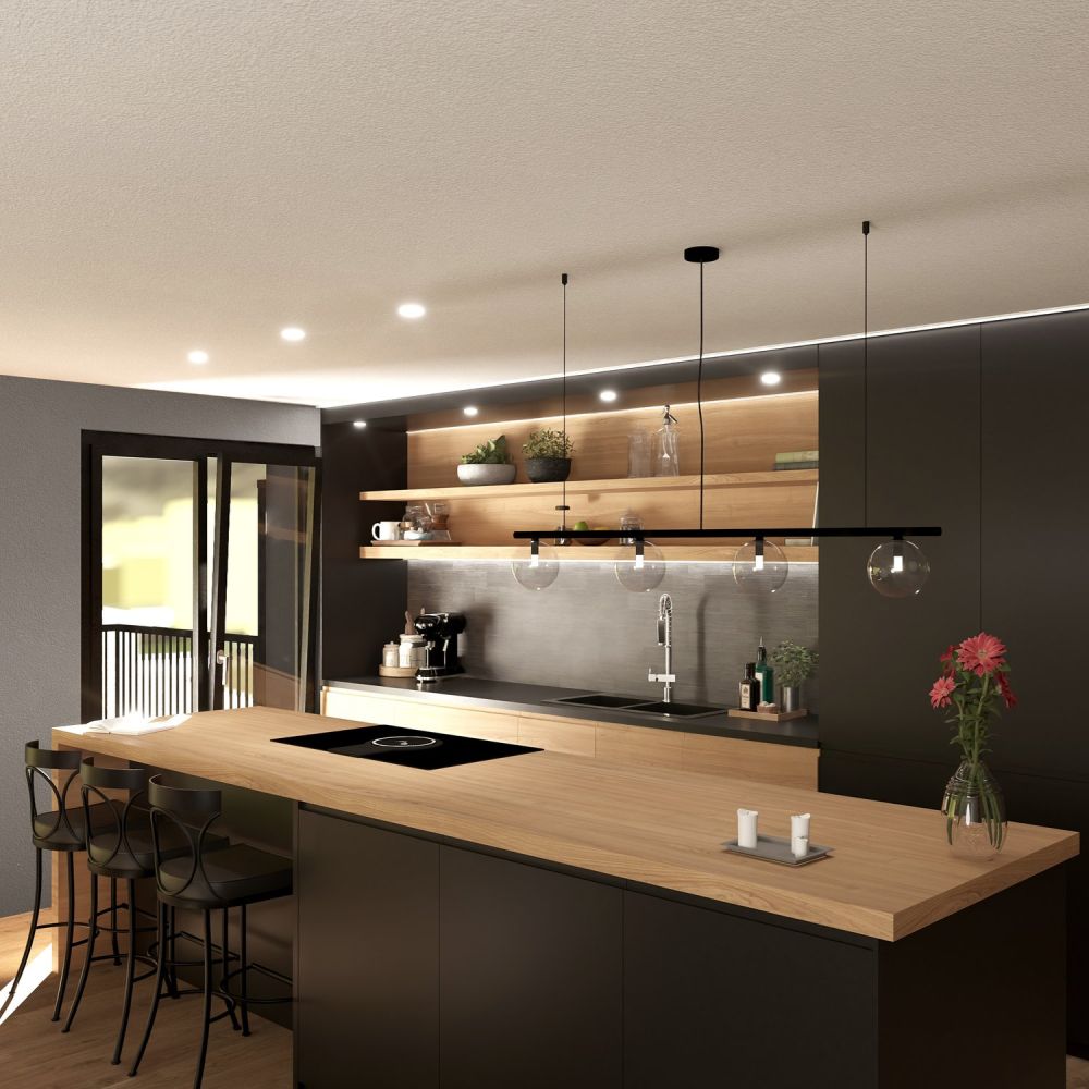 Bewirtschaftete 4.5-Zimmer-Maisonette-Zweitwohnung inkl. Disporaum in Saas-Grund – Neubau 2026 -  Bild 6
