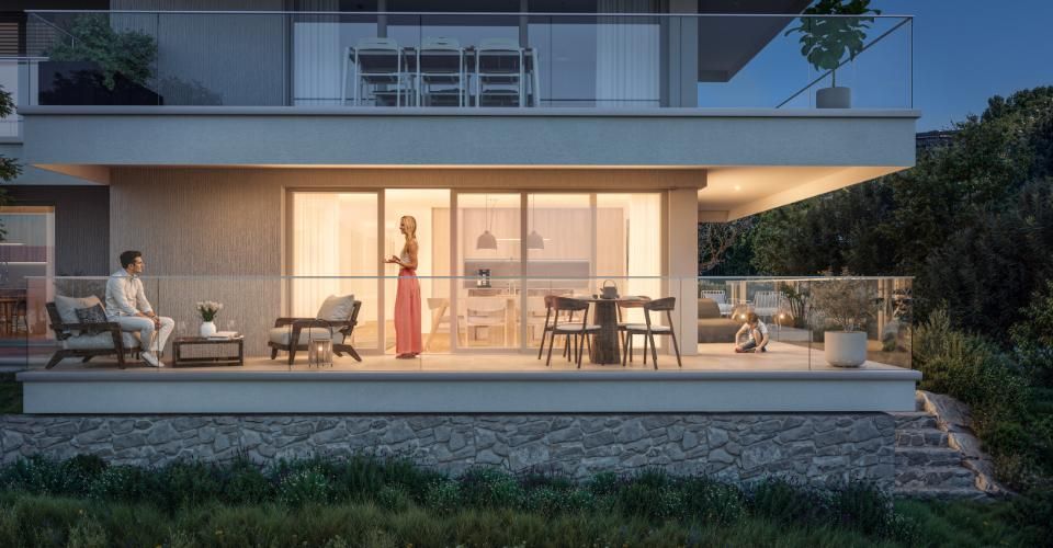 AUX PORTES DE LAUSANNE — ATTIQUE NEUF - 5,5 pièces · Vue panoramique - Attique 5.5 pièces - image - 6