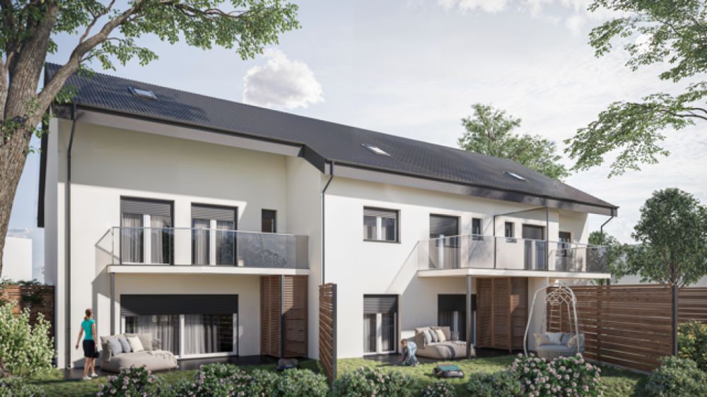 3-Reiheneinfamilienhäuser im Dorfkern -  Bild 1