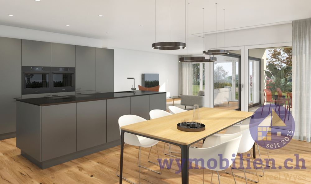 Wohntraum mit 4.5 Zimmer, Suite mit Bad, bezugsbereit 08.2026! - Die moderne, offene Küche (Whg 2,4)