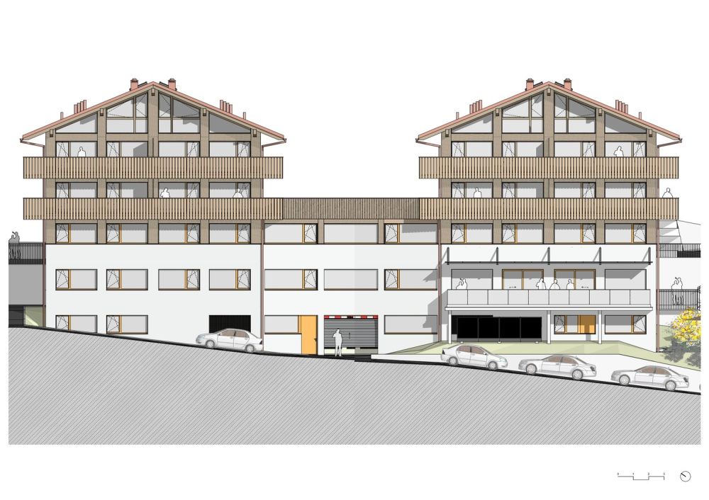 Vercorin - Echères 204 - duplex 4.5 pièces traversant - 2307-ECHE-EXE-9512 Fac?ade Nord-Est