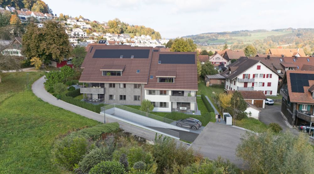 Letzte Wohnung sichern -  3.5-Zimmer-Neubau-Wohnung 2. Dachgeschoss in ruhiger Lage von Madetswil -  Bild 1