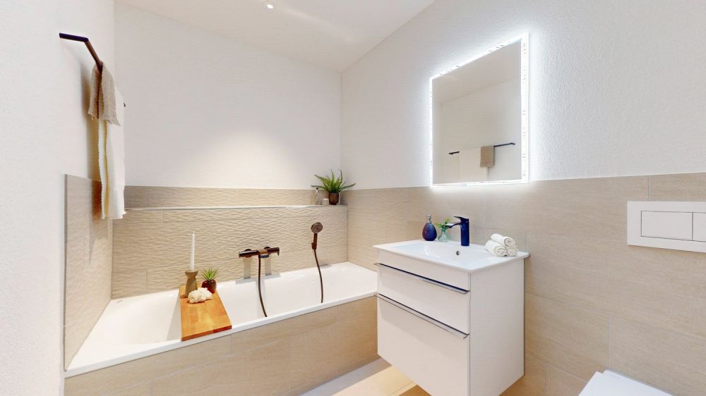 Grosszügige 3.5-Zimmer-Wohnung am Holderbachweg - Badezimmer