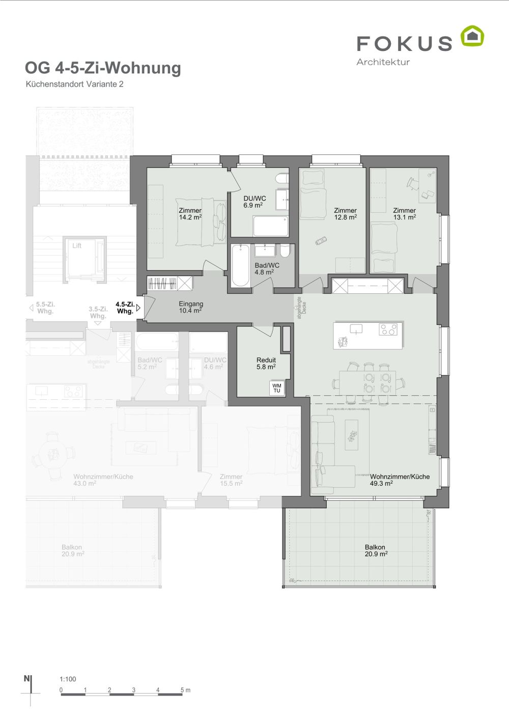 Moderne 4.5-Zimmer-Neubauwohnungen in Hombrechtikon -  Bild 10