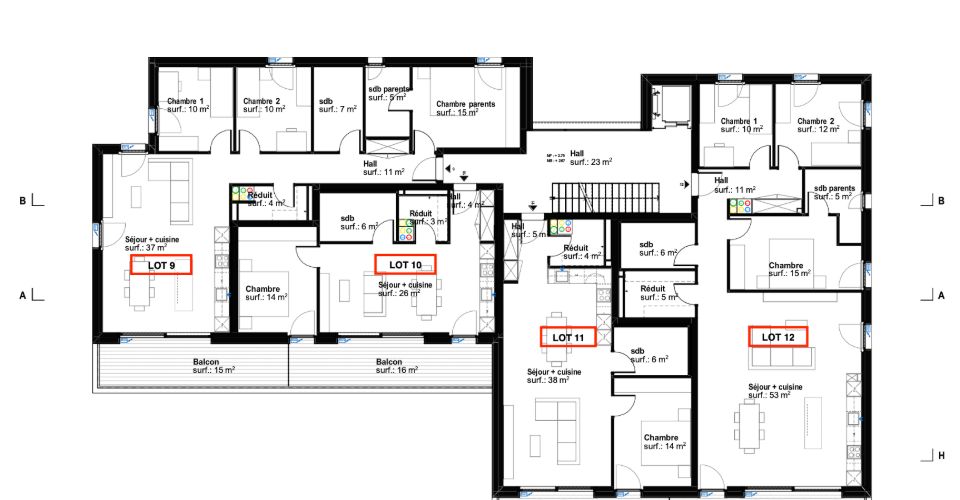 NOUVEAU l Lot 5 1er nv - Résidence PPE "Fouârdze" à Remaufens - Appartement 4.5 pièces - image - 8