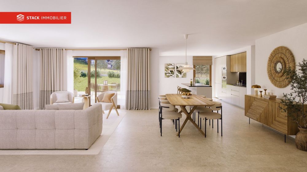 Neue 3.5-Zimmer-Wohnung mit großem Balkon – Freie Sicht im Herzen von Gibloux -  Bild 3