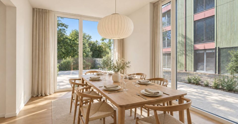 LE LOGIS - Villa "A" - Villa mitoyenne neuve de 6.5 pièces - Maison contiguë 6.5 pièces - image - 3
