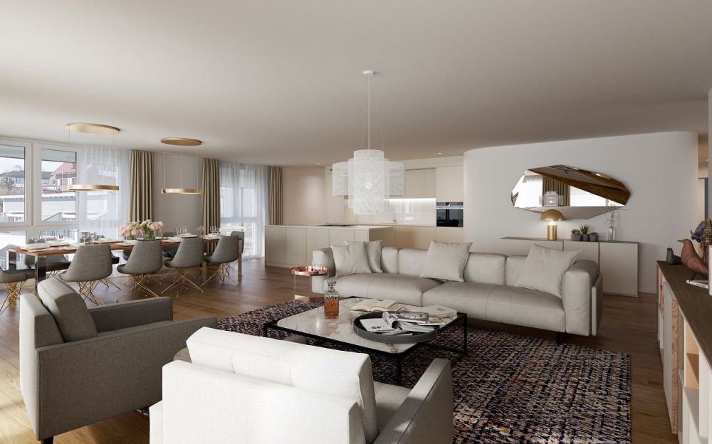 5.5 Zimmer WHG - Attika-Bijoux mit Privatsphäre für Individualisten! - Wohnen3.jpg