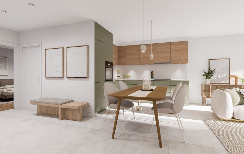 Appartement A1 - 4,5 Zimmer - cuisine + salle à manger
