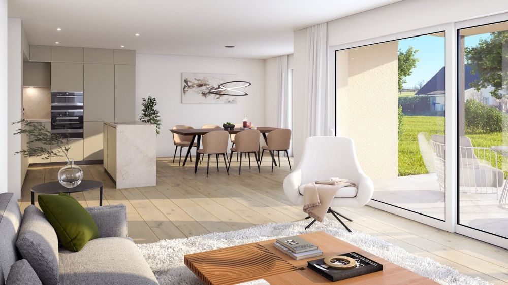 Neubau: 4.5-Zimmer-Wohnung mit grosszügigem Balkon oder Garten in Ettingen -  Bild 5