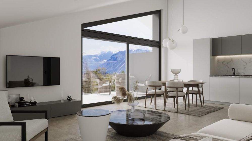 Attique de standing 2.5 pièces au coeur de Crans-Montana -  Bild 1