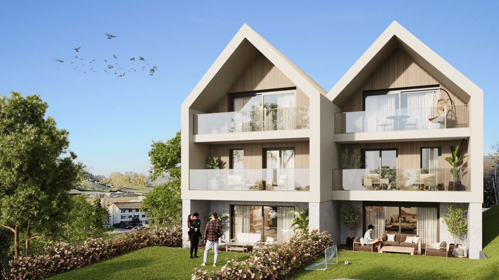 Moderne 5.5-Zimmer-Doppeleinfamilienhaus in Wohlenschwil - Neubau - Bild 1