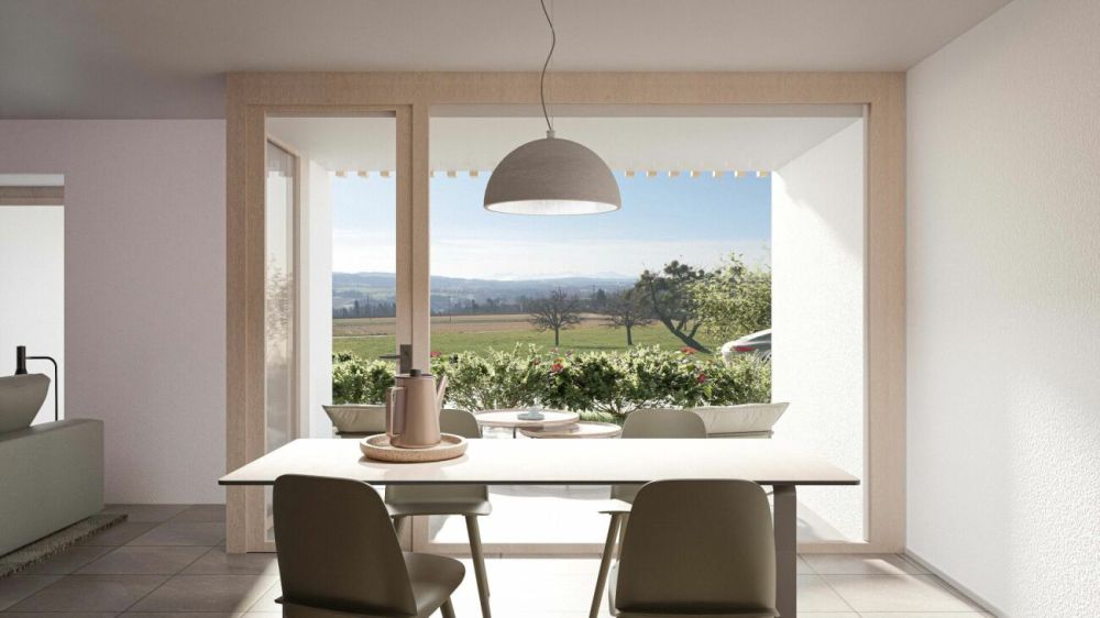 Cronay - Appartement neuf de 5.5 pièces avec terrasse et jardin -  Bild 8