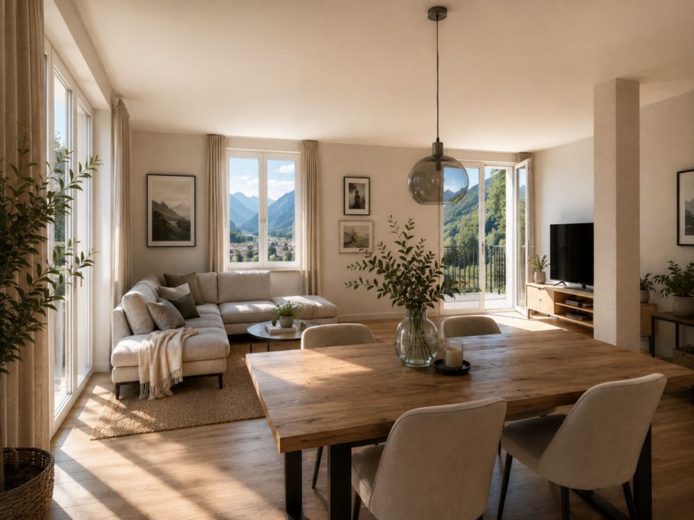 4.5-Zimmer Ferienwohnung Nr. 17 im Neubau-Mehrfamilienhaus Schönbühl 360° in Wilderswil -  Bild 11