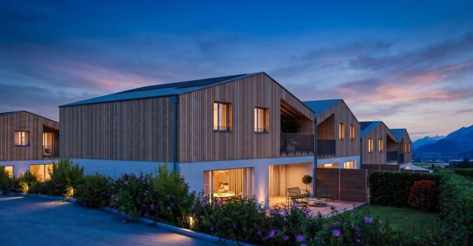 Villa NEUVE 4,5 p. de 131 m² - jardin, terrasse et vue Dents-du-Midi - Muraz - Maison contiguë 4.5 pièces - image - 8
