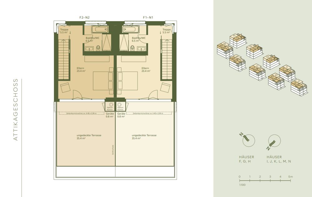 Exklusive 5.5-Zimmer-Einfamilienhäuser (DEFH) - Steinmatt am Rubibach - Bild 12