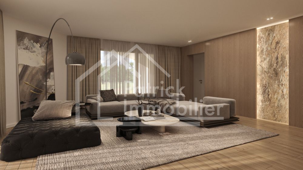 4.5 pièces neuf avec balcon de 32 m² à Courtepin - séjour