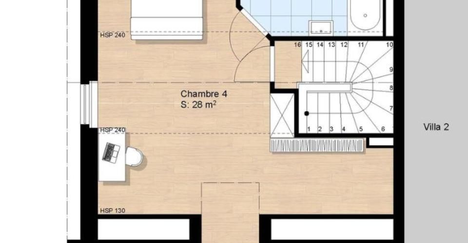 Founex Village - situation calme - Villa 1 sur plans avec 4 chambres - Maison 5.5 pièces - image - 11