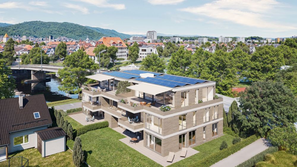 Einzigartiges Wohnen an der Aare – geniessen auf grünem Fuss - Bild 1