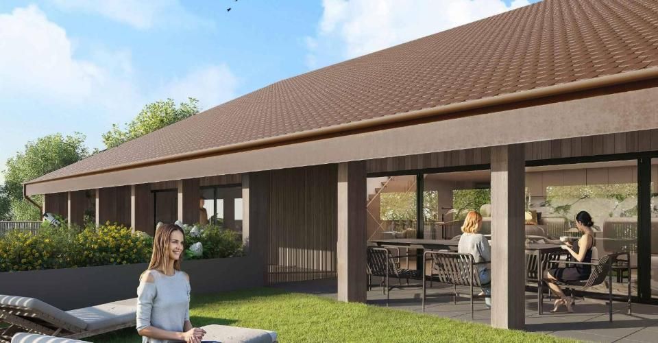 Maison villageoise mitoyenne avec terrasse et jardin - Maison contiguë 5 pièces - image - 7