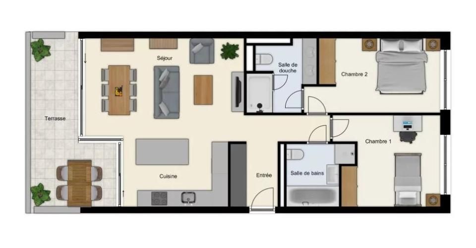 Standing et luxe au coeur de Vesenaz - Appartement 4 pièces - image - 2