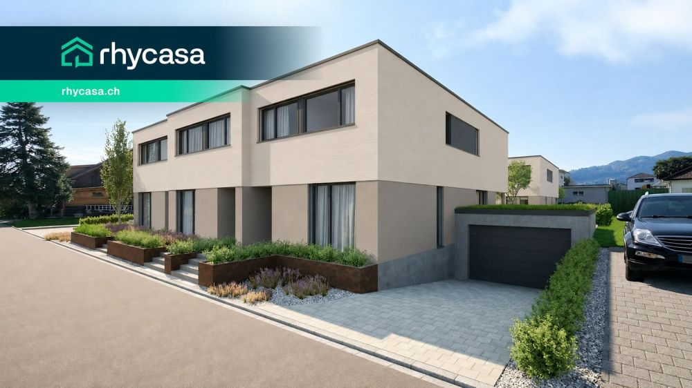 Neubauprojekt «Aurea Quartier» – 5.5-Zimmer-Reihenhaus mit eigenem Garten an sonniger Lage in Au -  Bild 1