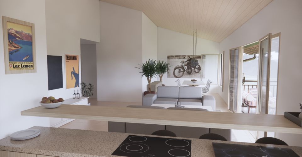 Promotion Résidence du Moulin, Bernex - Appartement B22 attique dans une résidence calme et résidentiel en campagne - Attique 5 pièces - image - 5