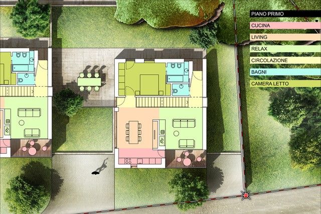 Neues Projekt von 3 unabhängigen Villen in Arosio (Malcantone) -  Bild 7