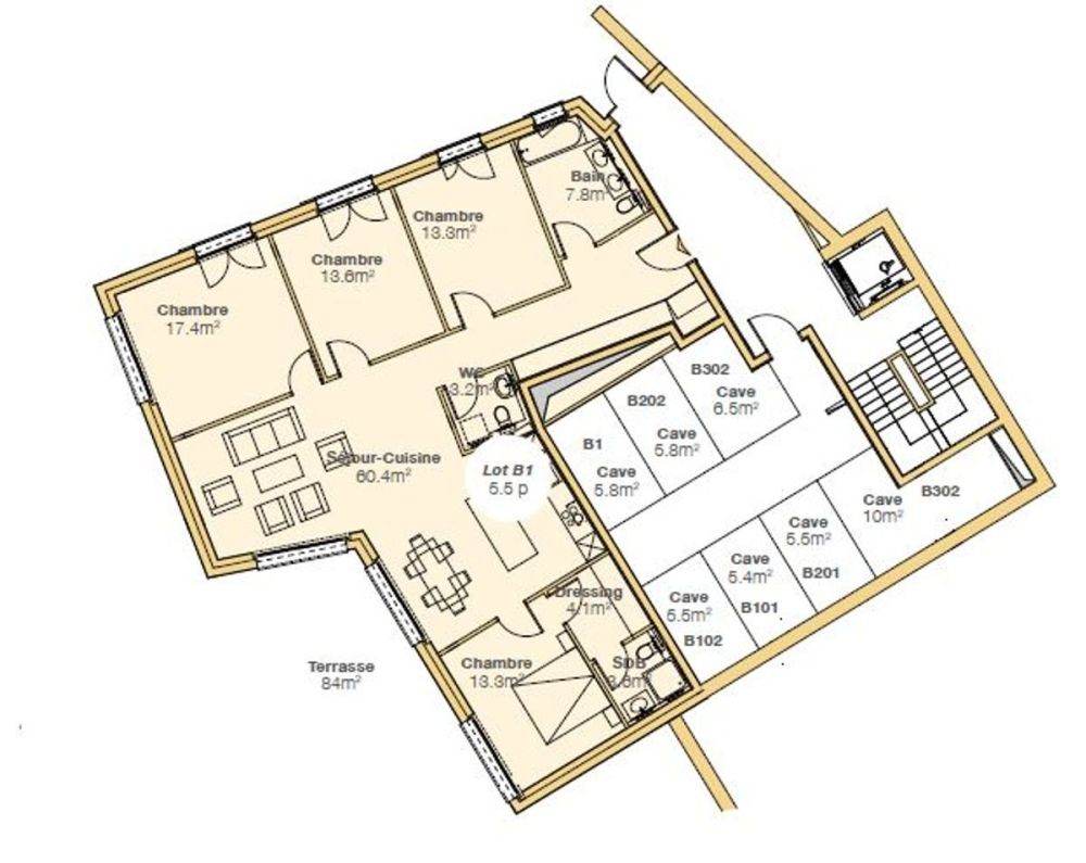 Prestigöses 5.5-Zimmer-Wohnung mit großer Terrasse im Erdgeschoss - Panoramablick auf den See -  Bild 5