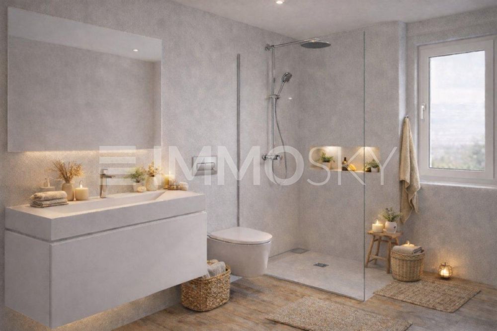 Private Bergresidenz in erstklassiger Höhenlage - Luxusbad mit Spa-Charakter