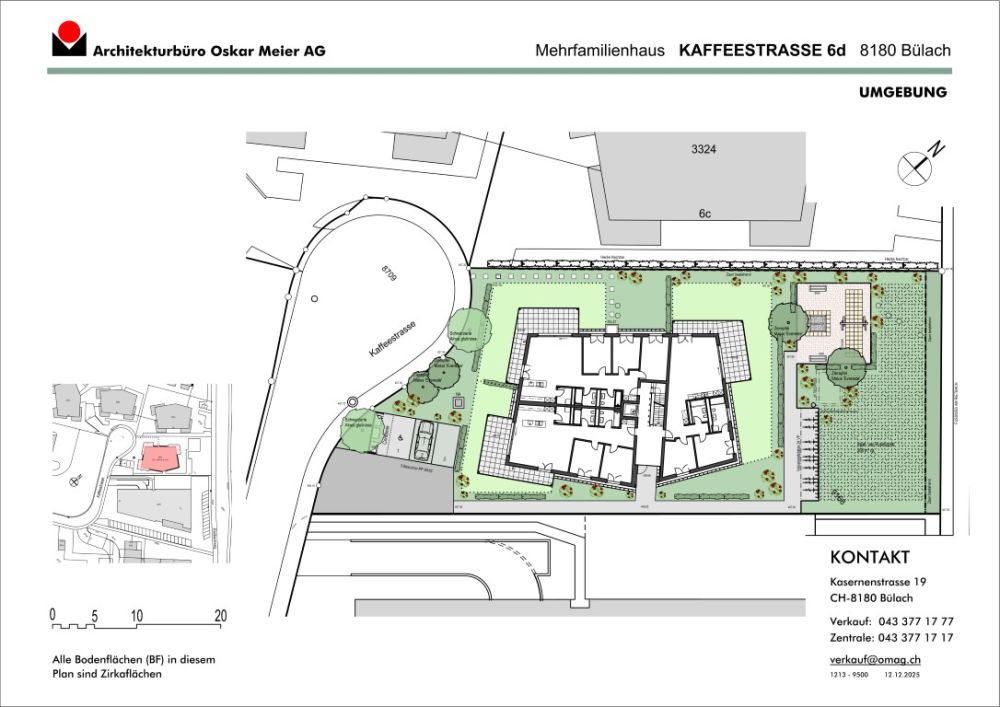 Gut ausgerichtete 3.5-Zimmer-Wohnung im 2.OG - Situation