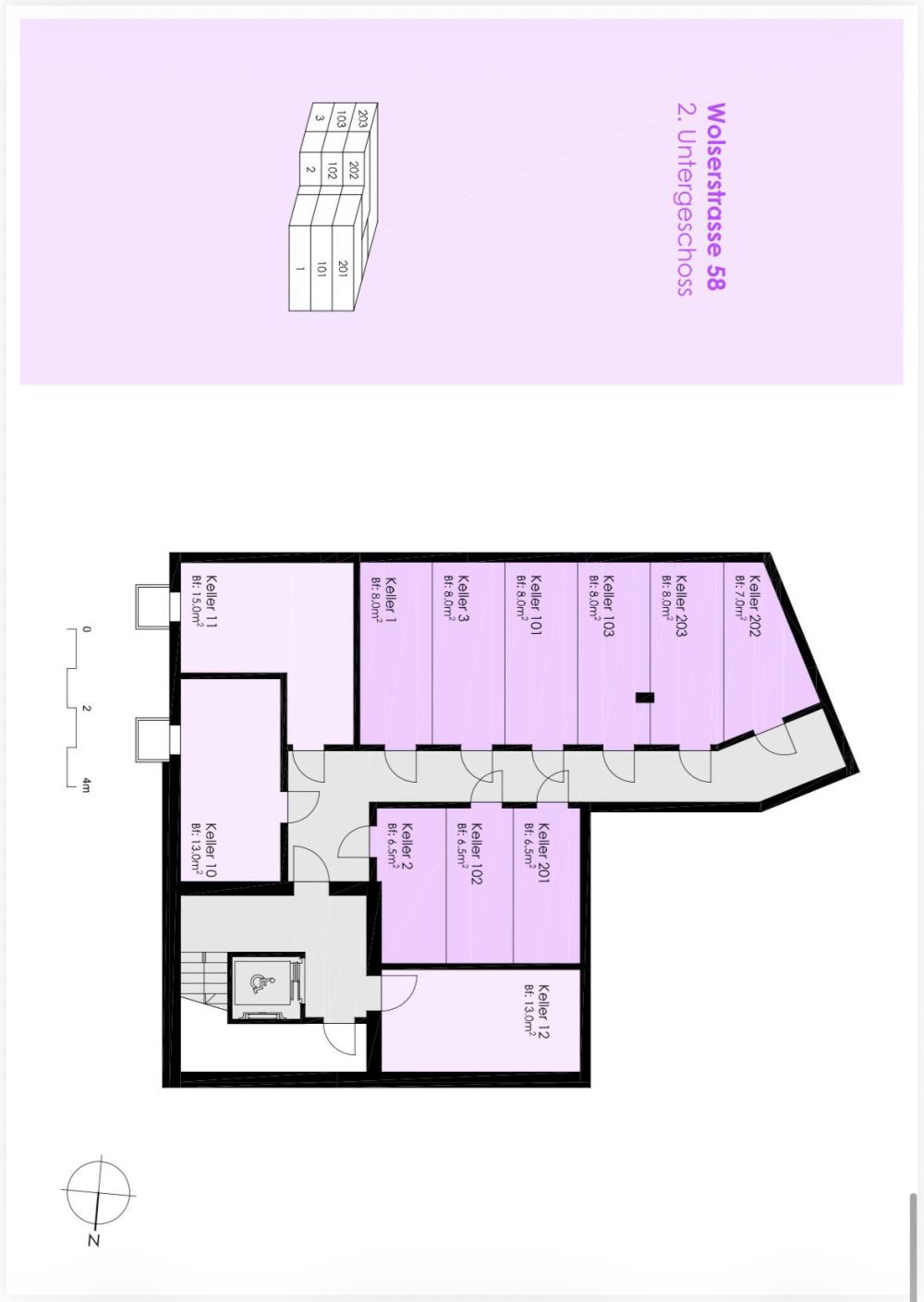 3.5 Zimmerwohnungim EG mit 82m2, Balkon 14 m2 Sitzplatz 12 m2, Richtung Süden -  Bild 13