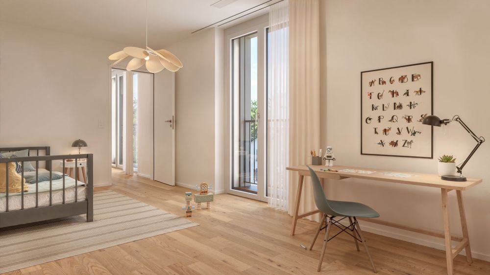 3.5-Zimmer-Gartenwohnung mit flexiblem Eingangsbereich und 41m² Aussenfläche -  Bild 7